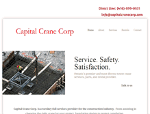 Tablet Screenshot of capitalcranecorp.com